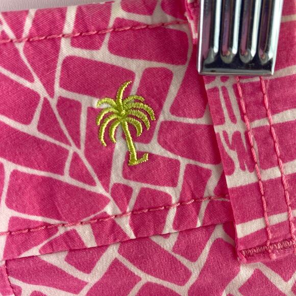 Lilly Pulitzer Resort Fit Geo Pattern High Waisted Casual Short Size 2 - Picture 7 of 8